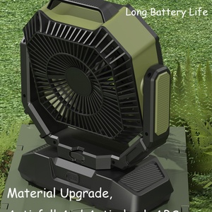 New Outdoor Portable 40,000mAh LED Intelligent Remote <b>Control</b> <b>USB</b> Rechargeable 25W Large Capacity Table Fan - Product Image 5