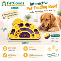 Gamelle interactive en forme de nuage pour chien, distributeur de friandises à alimentation lente avec compartiments coulissants, stimulation mentale, vente en gros OEM