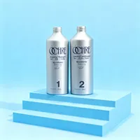 Flacon vide en métal pour cosmétiques, shampoing, savon liquide, détergent, gel douche, après-shampoing, 100ml, 200ml, 250ml, 300ml