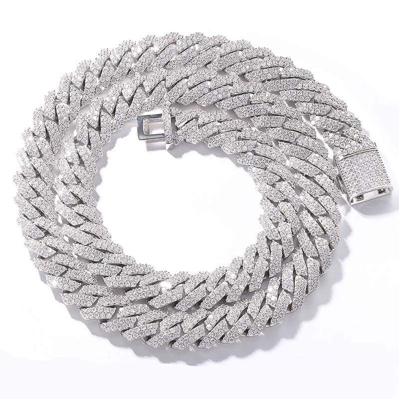 Silver 14mm diamond