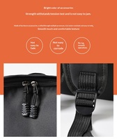 Sac à dos unisexe en nylon de grande capacité (20-35L) de couleur unie, style streetwear, avec coussin d'air, pour les étudiants du collège, du lycée et de l'université