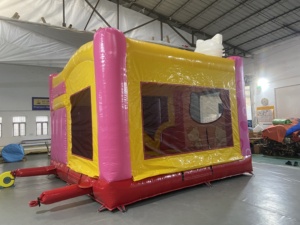 Venta al por mayor comercial <span class=keywords><strong>Kitty</strong></span> dibujos animados Castillo de rebote inflable con tobogán para niños - Product Image 4