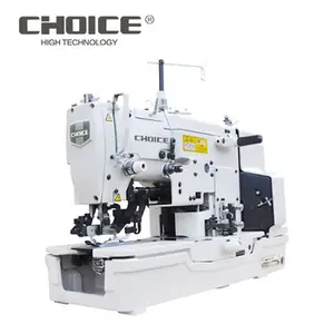 Máquina de sewig Industrial con orificio de botón recto para productos de lana, GC783D