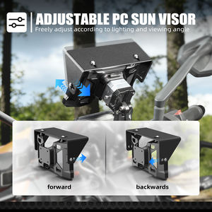 NICECNC - Funda Protectora de Aluminio de <span class=keywords><strong>6</strong></span> Pulgadas para Garmin Zumo XT2 de <span class=keywords><strong>6</strong></span> Pulgadas, Compatible con Parasol y Visera - Product Image 5