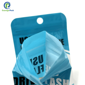 Personnalisé My OWN Design USB Câble Sac de Rangement Trois 3 Côté Joint Ziplock Fermeture Éclair Emballage Petits Sacs En Plastique - Product Image 5