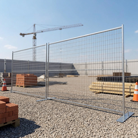 Clôture temporaire canadienne 6x9,5 pieds, panneau extra long HDG pour les enclos de la zone des bagages de l'aéroport de Montréal-Trudeau