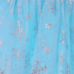 Falda de tul suave y cómoda para niñas, tutú de copo de nieve, elsa - Product Image 5