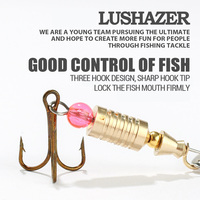 5 pièces/boîte 7g basse Buzzbait flottant haut crayon à eau chatterbait plume queue Spinner appât Spinnerbait cuillère leurre ensemble
