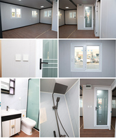 Maison préfabriquée de luxe en acier, extensible et pliable, conteneur habitable personnalisé, 20/30/40 pieds