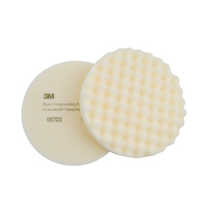 Disque <span class=keywords><strong>de</strong></span> ponçage en mousse <span class=keywords><strong>3M</strong></span> 05723 <span class=keywords><strong>de</strong></span> 8 pouces, <span class=keywords><strong>tampon</strong></span> en éponge à haute résilience pour le <span class=keywords><strong>polissage</strong></span> automobile, dos à boucles et crochets, film TPU personnalisable OEM - Product Image 2