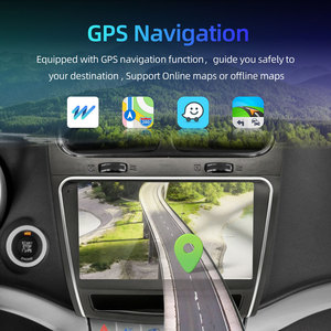 Rhythm Android 1280X720 HD IPS Display 9" Capacitive Touchscreen BT 5.0 <b>GPS</b> <b>Navigator</b> Car Audio for Dodge Journey 2011-2019 - Product Image 2
