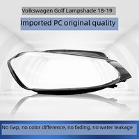 Couvre-phare avant pour VW Volkswagen Golf 7.5 2018 2019 Accessoires de phare automobile Boîtier en verre de phare