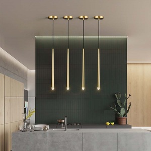 Style moderne et simple salle à manger chambre à coucher lampe pendante créative personnalisée acrylique lustre de luxe - Product Image 1