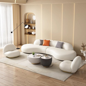 Moderno sofà da soggiorno semplice e curvo sezionale <span class=keywords><strong>per</strong></span> unghie Studio Hotel officina centro commerciale-comodi <span class=keywords><strong>mobili</strong></span> in attesa - Product Image 4