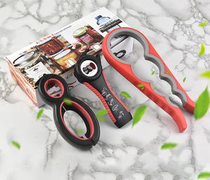 Meilleur vendeur TikTok, directement de l'usine, ouvre-boîte manuel multifonctionnel en métal 4/5/6-en-1 pour bouteilles, canettes de bière, boîtes de conserve, boissons gazeuses, en acier inoxydable, personnalisable avec logo - Product Image 1