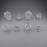 Versteckte Clip-in Schildhalterungen Plexiglas WPF-1217-TR Kunststoff-Schildpositionierer Einfache Befestigung Schildbuchstaben Klein 12*17