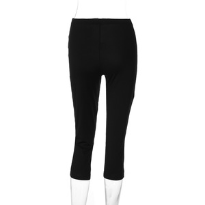 GX18425 Nouvelle Collection 2026 – Ensemble 2 Pièces T-shirt Imprimé Col Rond Manches Courtes et Pantalon Capri Jogger Longueur Genou – Style Urbain Sexy - Product Image 3