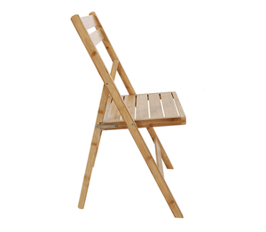 Meubles d'extérieur Meilleure qualité <span class=keywords><strong>Chaise</strong></span> de salle à manger pliable en bois traditionnelle <span class=keywords><strong>sans</strong></span> accoudoirs pour cour et hôpital - Product Image 2
