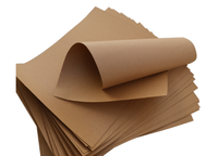 Vente en gros de papier kraft brun 150g Rouleau de papier artisanal Matière première d'emballage en papier kraft
