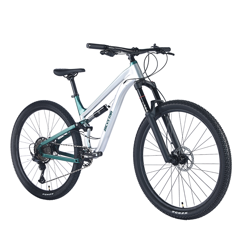 Enduro 26in Full Suspension Mountain Bike Boss Black Ice Mens Full