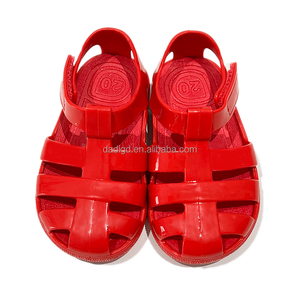 Sandali Personalizzati Rapidi per Bambina, Scarpe Gladiator <span class=keywords><strong>Rosse</strong></span> Natalizie per Bambini, Piccoli Sandali Jelly da Pescatore OEM per Neonati - Product Image 1