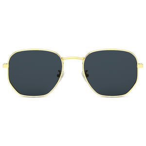 New Trendy Square Metal Frames Sunglasses with High Quality Unisex Custom Logo Fashion Design Luxury Women Men Sun Glasses - Product Image 3