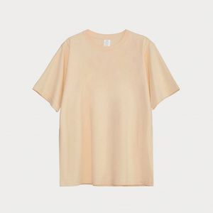 European Luxury Premium Men's T-Shirt 95% Cotton 5% Spandex Custom Plus Size Orange Elegant Business Formal T-Shirt Printing - Product Image 5