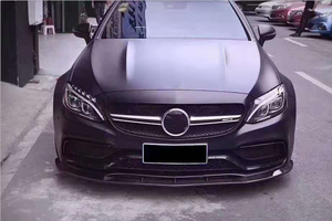 Material superior estilo Psm fibra de carbono W205 C63 labio frontal para <span class=keywords><strong>mercedes</strong></span>-<span class=keywords><strong>benz</strong></span> <span class=keywords><strong>Clase</strong></span> <span class=keywords><strong>C</strong></span> W205 C63 Amg Coupe - Product Image 4