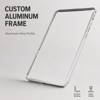Profilé de cadre en alliage d'aluminium sur mesure, pliage de précision, conception d'outillage rapide, fabricant OEM ODM, vente en gros en usine