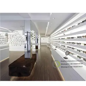 अनुकूलित धूप का चश्मा प्रदर्शन कियोस्क ऑप्टिकल अलमारियाँ प्रदर्शन eyewear शोकेस