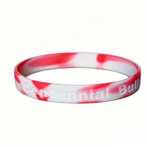 Bracelet en silicone personnalisé imprimé sur mesure, prix d'usine, cadeau promotionnel personnalisé - Product Image 1