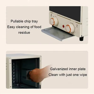 Horno eléctrico multifuncional de gran capacidad, tostadora, freidora de aire 360, freidora de convección para hornear, sin aceite, 15L, mecánica para exteriores - Product Image 2