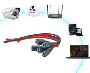 Kabel Daya Colokan Betina 12V DC 5.5 X 2.1 mm ke Kabel Tanpa Isolasi untuk Lampu LED CCTV - Product Image 4