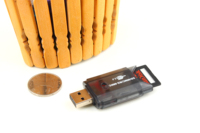 Lecteur de carte SD externe universel USB Type-C pour PC portable et tablette avec boîtier transparent