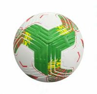 Ballon de football personnalisé taille 5, cousu à la machine, imperméable, antidérapant, matériau durable de qualité supérieure, entraînement, match, promotion
