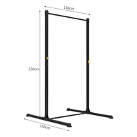 Barre de traction Supports de trempette Fitness Workout Dip bar Station Stabilisateur parallèles Parallette Push Up Stand barre horizontale