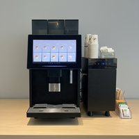 Machine à café entièrement automatique professionnelle pour la préparation de café au lait frais, idéale pour l'Italie, pour une utilisation sur table intelligente