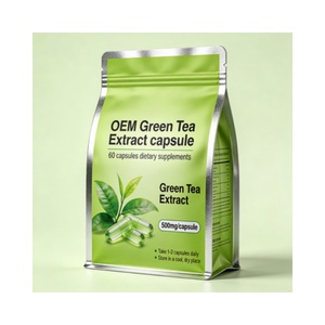 Cápsulas <span class=keywords><strong>de</strong></span> Extracto <span class=keywords><strong>de</strong></span> Té Verde OEM EGCG <span class=keywords><strong>Matcha</strong></span>, Antioxidante Herbal <span class=keywords><strong>de</strong></span> 500 mg, Píldoras Orgánicas para la Salud Inmunológica - Product Image 2