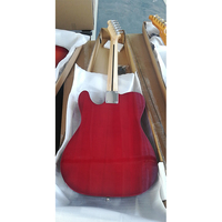 Gitar Listrik Sunburst T Body Kayu Solid Finishing Glossy Gitar Listrik Custom Gitar Listrik Kidal
