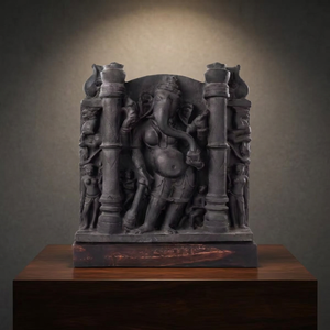Sculpture Vinayaki du 11ème siècle, Ganesha féminin, réplique d'art de temple hindou, statue religieuse, décoration intérieure - Product Image 2
