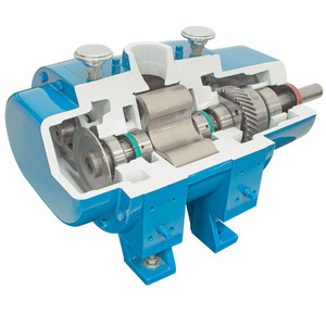 เครื่องเป่าลมแบบหมุน Md Pneumatics Pd Plus Series ชนิดดูดอากาศเข้าแบบบวก วัสดุเหล็กหล่อ ความเร็ว 1725 รอบต่อนาที แรงดันต่ำ ผลิตในสหรัฐอเมริกา - Product Image 3