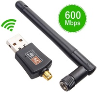 Adaptador WiFi de largo alcance AC 600Mbps USB Wifi Dongle RTL8811CU adaptador wifi 5GHz adaptador de red WiFi de doble banda para PC