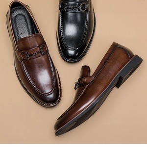 Zapatos de Vestir Casuales de Cuero Vacuno Auténtico para Hombre, Mocasines Cómodos para Oficina, Precio al por Mayor - Product Image 2