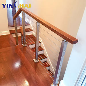 Rampe à câbles en acier inoxydable au design moderne, installation facile, <span class=keywords><strong>pour</strong></span> balcon, <span class=keywords><strong>escalier</strong></span>, usage extérieur - <span class=keywords><strong>Garde</strong></span>-<span class=keywords><strong>corps</strong></span> en câble métallique de haute qualité 5 - Product Image 5