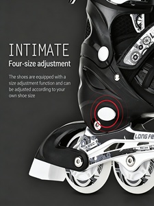 รองเท้าสเก็ตอินไลน์ฟรีสไตล์แบบปรับได้ Ruidongle รุ่น Professional Slalom สำหรับการฝึก<span class=keywords><strong>สอน</strong></span>โค้ชและการ<span class=keywords><strong>ใช้</strong></span>งานพิเศษ - Product Image 4