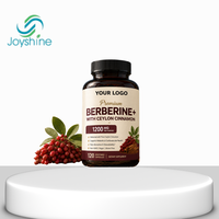 Berberine HCL 1200mg certifiée GMP avec cannelle de Ceylan, chrome et biopérine, 120 gélules végétariennes