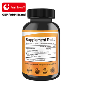 Cápsulas de Cúrcuma Shecome de Alta Absorción con Extracto de Pimienta Negra 1200 mg, Apoyo Antioxidante - Product Image 6