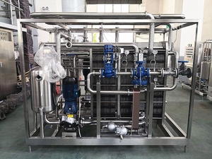 Shanghai Custom Plate Pasteurizer 500-15000LPH Milk Juice Beer Flash Pasteurizer