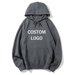 Felpe con cappuccio da <span class=keywords><strong>uomo</strong></span> 300gsm con logo personalizzato stampa a sbuffo di alta qualità Unisex serigrafia <span class=keywords><strong>oversize</strong></span> felpe a tracolla - Product Image 1