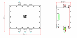 Công nghiệp phá hoại chống cháy nổ Hộp nối an toàn kiểm soát nhà ở cho Giám sát <span class=keywords><strong>camera</strong></span> giám sát phụ kiện - Product Image 3